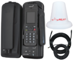 ISATP2-ISDPPD2-SP IsatPhone 2 and Beam IsatDock2 PRO Docking Station, Passive Antenna, 20m Cable, SatPhone