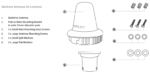 ISDPAD2 Beam IsatPhone 2 IsatDock2 PRO Docking Station, Active Maritime Antenna - Image 4