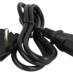 854025-001 Thales AC Power Cable, Type E IEC 320-C14, with EU Region Wall Outlet Plug, 6ft