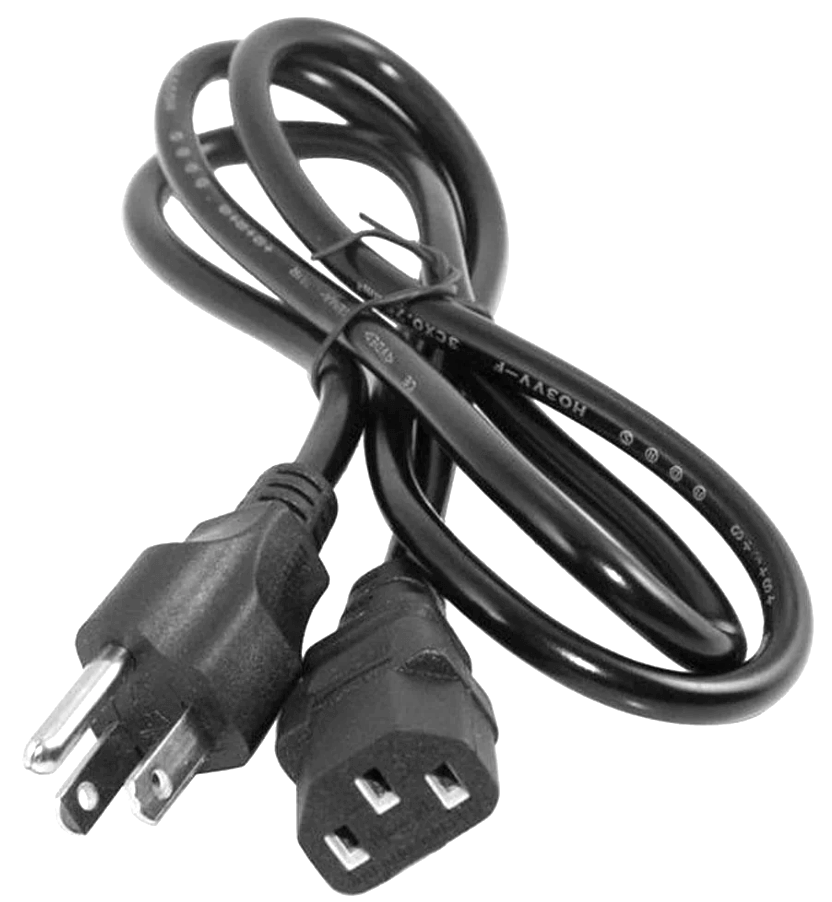 2 Thales Power Supply w DC Plug No kettle cord_pic8 854024-001 Thales AC Power Cable, Type B IEC 63020-C13, USA Region Wall Outlet Plug, 6ft - Image 1