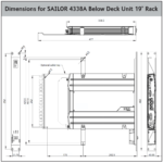 404330A-00510 Sailor 4300, Certus 700 System, Rack Mount BDU, Basic, (Maritime) - Image 4