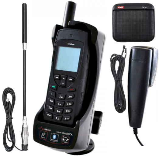 9555SDG-HSB SatDOCK-G_with 9555 9555SDG-HSB Iridium 9555 and Beam SATDock-G Docking Station, Whip Antenna, Cable 5m, PHS, SatPhone - Image 1