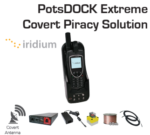 EXTRMPD-DPB Iridium 9575N and Beam 9575 PotsDOCK ANTI-PIRACY BUNDLE, Antenna, Cable SatPhone