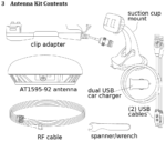 AT1595-92-R Inmarsat IsatPhone 2 Vehicle Antenna, Plug n Go Kit - Image 2