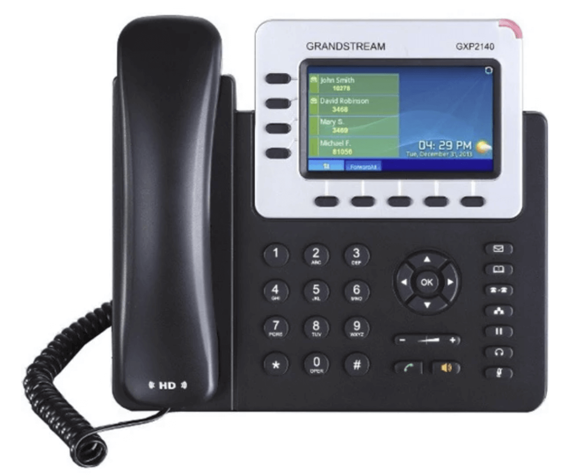 Grandstream GPX2140 GXP2140 Grandstream GXP2140 IP Phone 4-Line, PoE, BT - Image 1