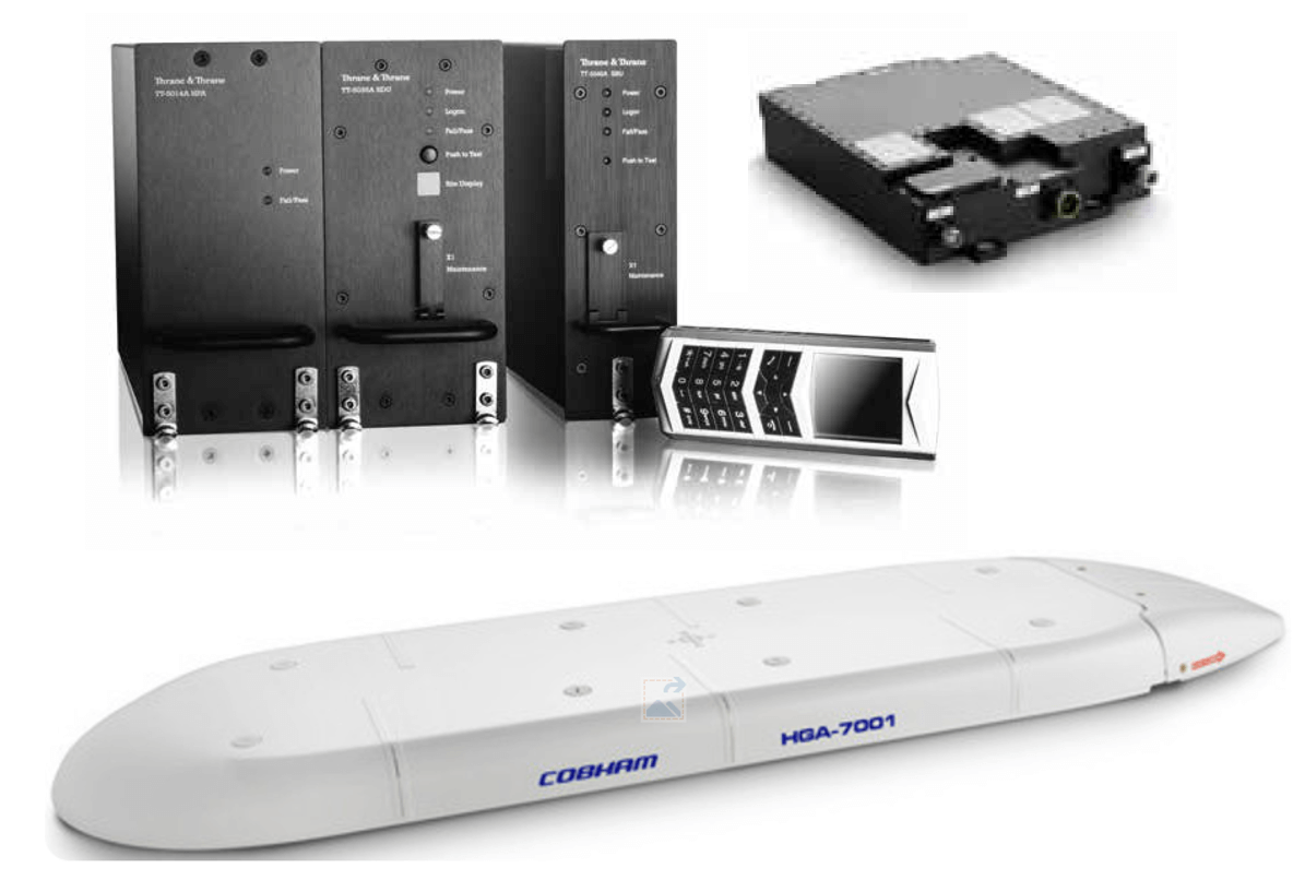 Aviator 700 and 700D System SBB-AV-700D-SYS-7001 Cobham Aviator 700D System, MIL, with 7001 High Gain Antenna - Image 1