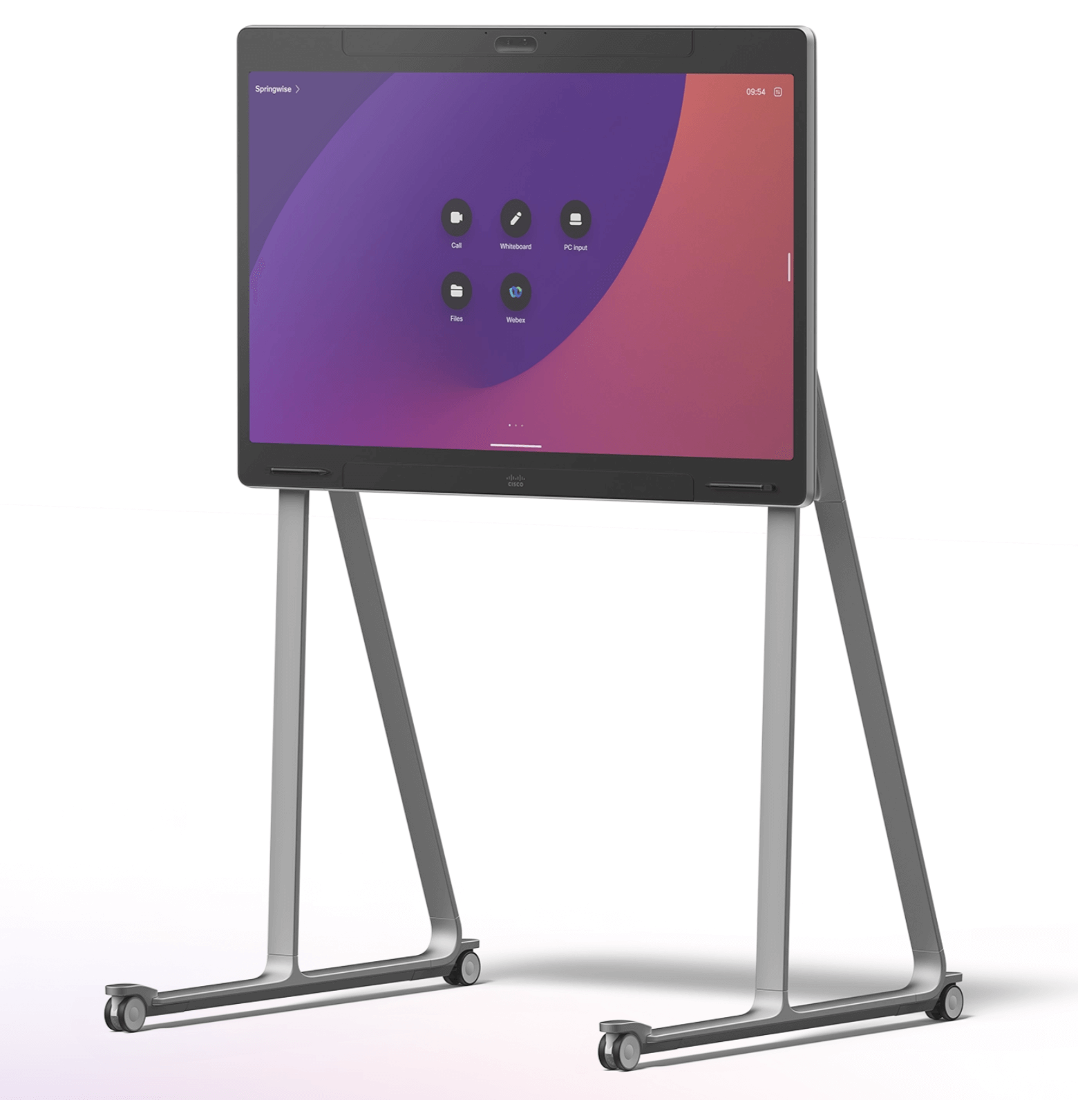 Board PRO 55 G2 Floor Stand with Wheel Kit_2 CS-BRD55P-K9 Cisco Webex Board Pro 55 - Image 1