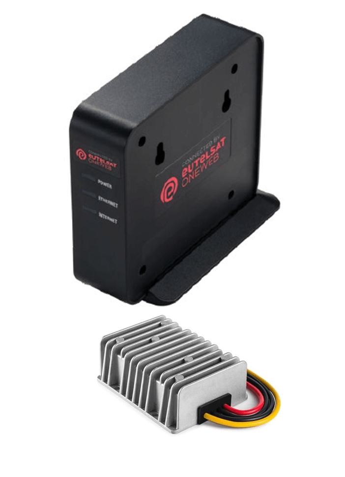 CNX-BB_1_DC-DC 480W PP-T1A0-DC Intellian One Web CNX-BB, with 12-24VDC to 48VDC/480W DC-DC Converter PSA - Image 1