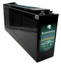 EPL-100BT-12V-SLIM Enerdrive B-TEC 100Ah, 12V, LiFePO4 BT Battery, Slim Case