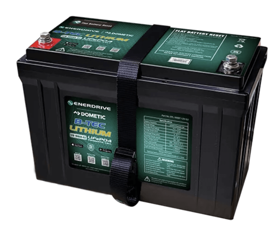 EPL-100BT-12V-G2 EPL-100BT-12V-G2 Enerdrive B-TEC Ultra 100Ah, 12V, LiFePO4 BT Battery, Gen2 - Image 1
