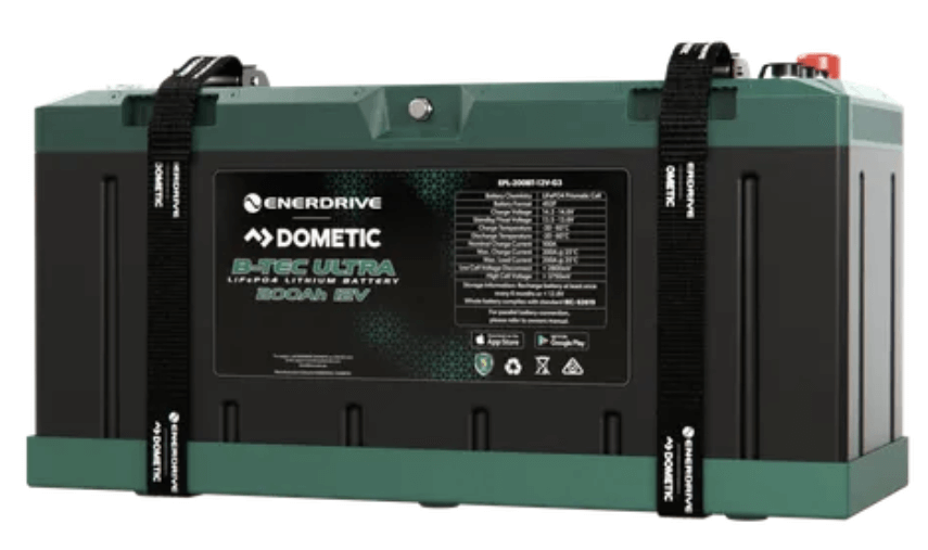 EPL-200-BT-12V-G3 EPL-200BT-12V-G3 Enerdrive B-TEC Ultra 200Ah, 12V, LiFePO4 BT Battery, Gen3, IP67 - Image 1
