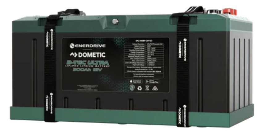 EPL-300-BT-12V-G3 EPL-300BT-12V-G3 Enerdrive B-TEC Ultra 300Ah, 12V, LiFePO4 BT Battery, Gen3, IP67 - Image 1