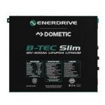 EPL-400BTM-12V Enerdrive B-TEC 400amp, 12v LiFePO4 BT, Slim Metal Case Battery