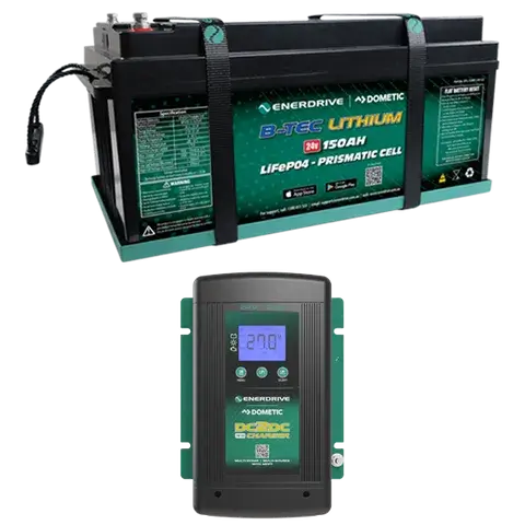K-150-01 K-150-01 Enerdrive B-Tec Bundle, 150Ah 24V, with ePOWER 2430 Charger - Image 1