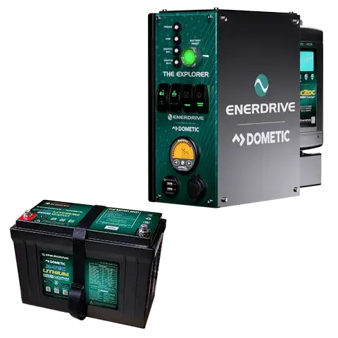 K-EXP-01-LB1 Explorer K-EXP-01-LB1 Enerdrive Explorer 01 Bundle, 100Ah B-Tec, 12V, Left Mount - Image 1