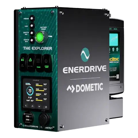 K-EXPLORER-03-L K-EXPLORER-03-L Enerdrive Explorer System, 40DC with Simarine, SCQ50 Left Mount - Image 1
