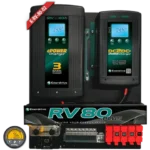 K-RV-80-02 Enerdrive RV 80 Plus Board, with Monitor and Fuse Block