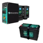 K-TRAV-01-LB1 Enerdrive Traveller 01 B-Tec Bundle 100Ah, 12V, Left Mount