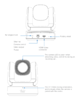 CS-CAM-RVPTZ-C= Cisco Room Vision PTZ Camera, Carbon Black - Image 2