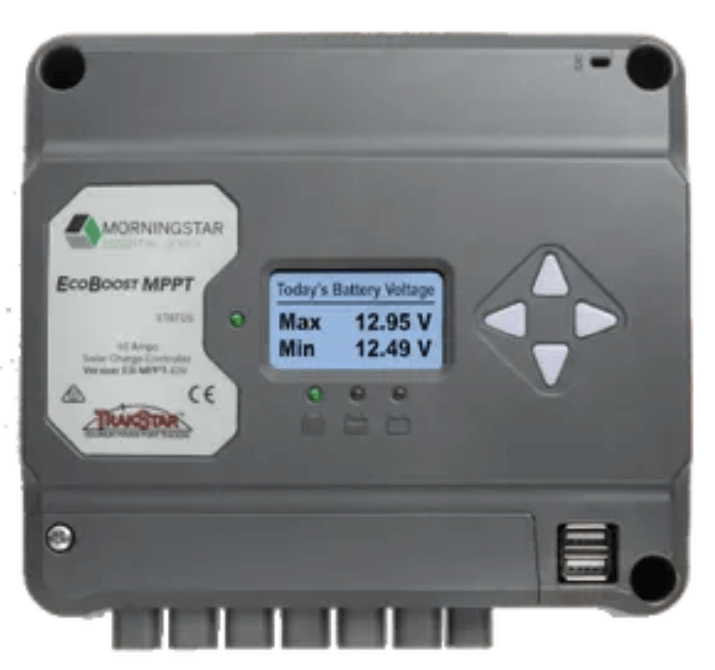 SR-EB-MPPT-40M SR-EB-MPPT-40M Morningstar EcoBoost MPPT, 40Ah, Metered - Image 1
