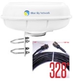 SL6100-MAR-CIT-W-300 SkyLink Iridium Certus Citadel, Anti-Piracy, White, Cable 300ft