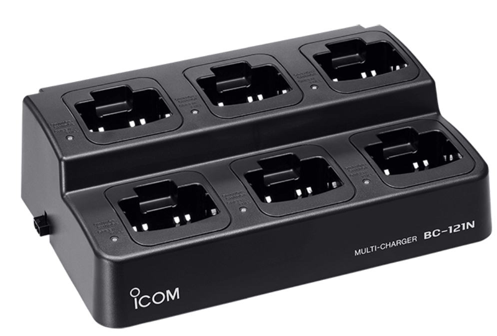 BC-121N Multi-Charger 6way_with AC Charger BC-121N Icom Desktop Multi Charger - Image 1