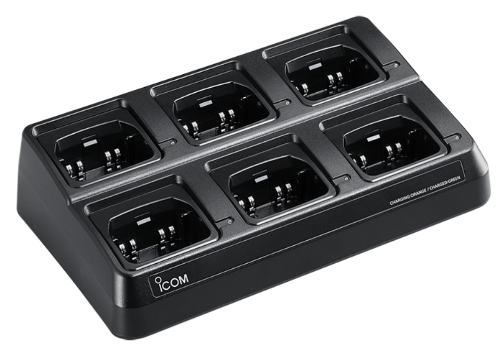 BC-214 Multi-Charger 6way_with AC Charger BC-214 Icom Multi-Desktop Charger - Image 1