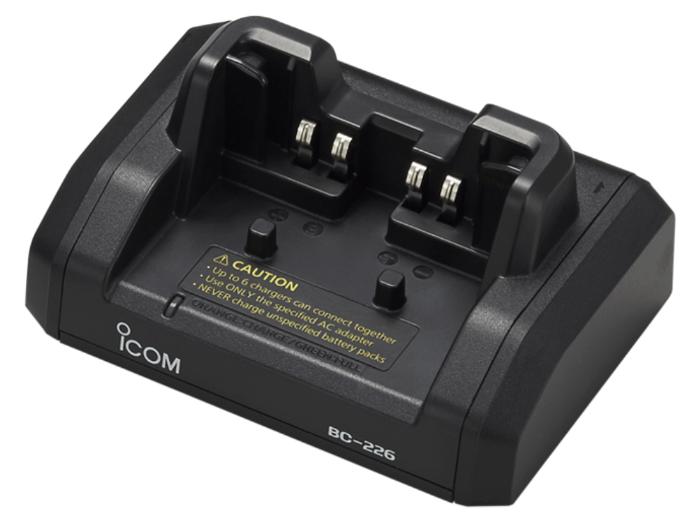 .BC-226 Charger Desktop_connectible up to 6 BC-226 Icom Desktop Rapid Charger, Daisy-Chain connectible up to 6 - Image 1