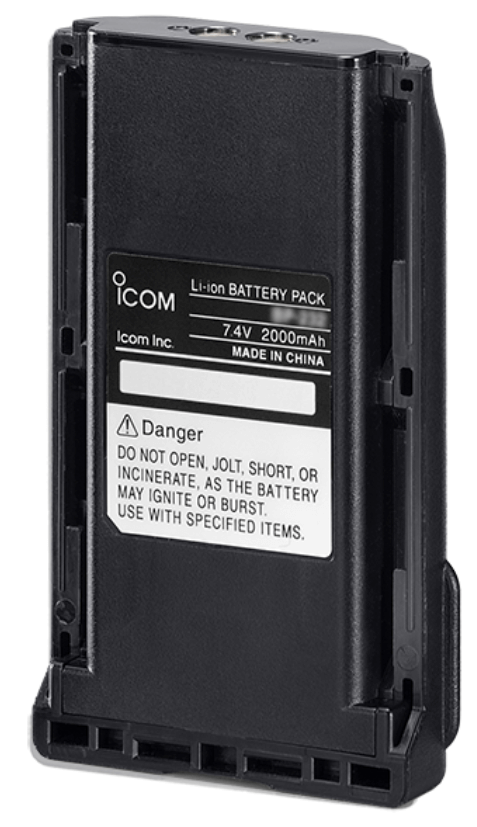 BP-232H Battery Pack Li-on BP-232H Icom Battery, Rechargeable Li-on 2350mAh, IPX4 - Image 1