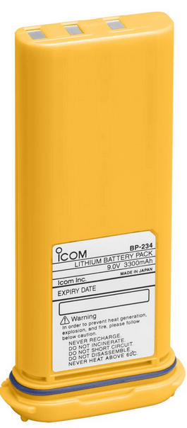 BP-234_Screenshot 2025-07-05 142353 BP-234 Icom GM1600E Battery, NON-Rechargeable Li/FeS2 (lithium) 3300mAh, IPX7 - Image 1