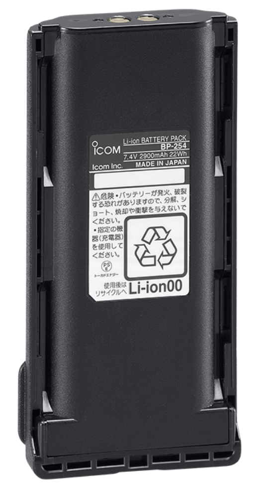 BP-254 Battery Pack Li-on BP-252 Icom GM1600E Battery, Rechargeable Li-on, 7.2V 1050mAh, IP57 - Image 1