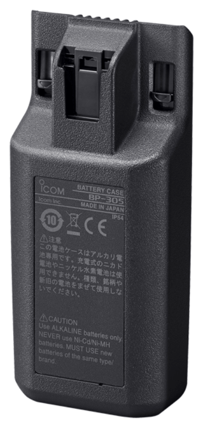 BP-305 Battery CASE SHELL ONLY to support 5pcs AA type BP-305 Icom Battery Case Shell to support 5pcs AA - Image 1