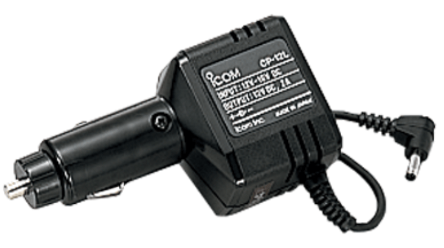 CP-12L Car Charger 12V CP-12L Icom DC Power Charger, Auto Cigarette Lighter profile, cable 1.9m - Image 1