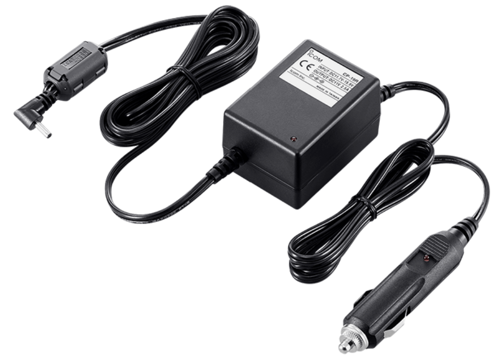CP-19R Car Charger DC-DC Converter CP-19R Icom DC-DC Converter Power Charger, Auto Cigarette Lighter profile, cable 1.8m - Image 1