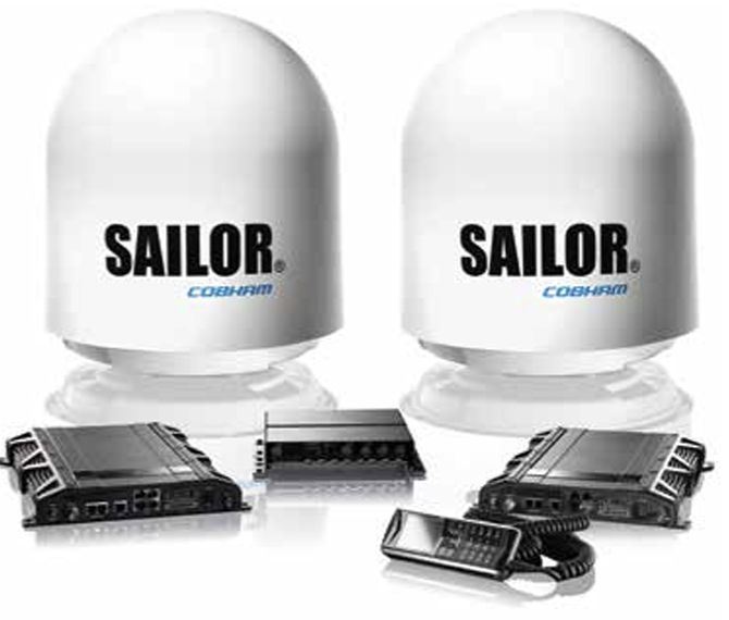 DACU System 403052C-00500 SAILOR 500 FleetBroadband System, FBB500 Dual Antenna Solution - Image 1