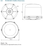 FX25-0AN00-02 AddValue Wideye FX 250 FleetBroadband, FBB250 ADU Antenna Unit - Image 3