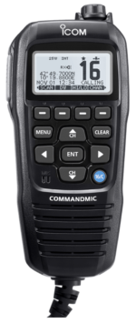HM-195GB Icom Command Microphone, Fist-Speaker-Mic, Black