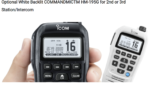 HM-195GB Icom Command Microphone, Fist-Speaker-Mic, Black - Image 2