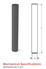 100-00108-01 Maxtena Thuraya Antenna, M1600HCT12-UFL, High Profile, Passive, Embedded - Image 3