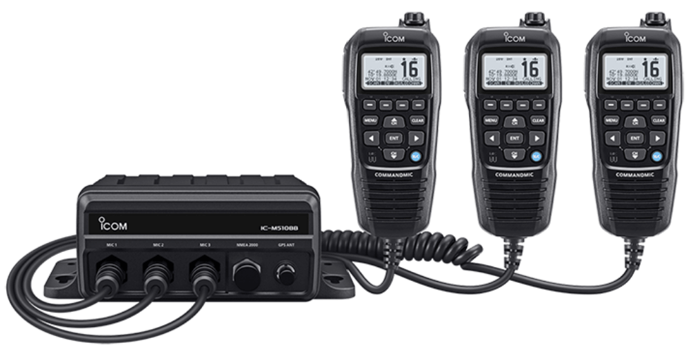 M510BB with AIS IC-M510BB Icom VHF Black-Box, GPS, Class-D DSC, AIS - Image 1