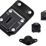 MB-96N Icom Leather Belt Hangar, Radio Holder for Fixed Belt Clip, plus 3pcs Swivel Adapters