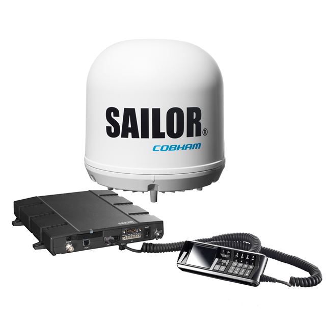 SAILOR~3 403744A-00500 Sailor 150 FleetBroadband System, FBB150, IP Handset, Cable 10m - Image 1
