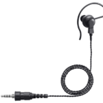 SP-16PIBW Icom Earphone, Ear-hook Style, 3.5mm plug, 1.0m cable