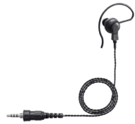 SP-16PIBW Icom Earphone, Ear-hook Style, 3.5mm plug, 1.0m cable