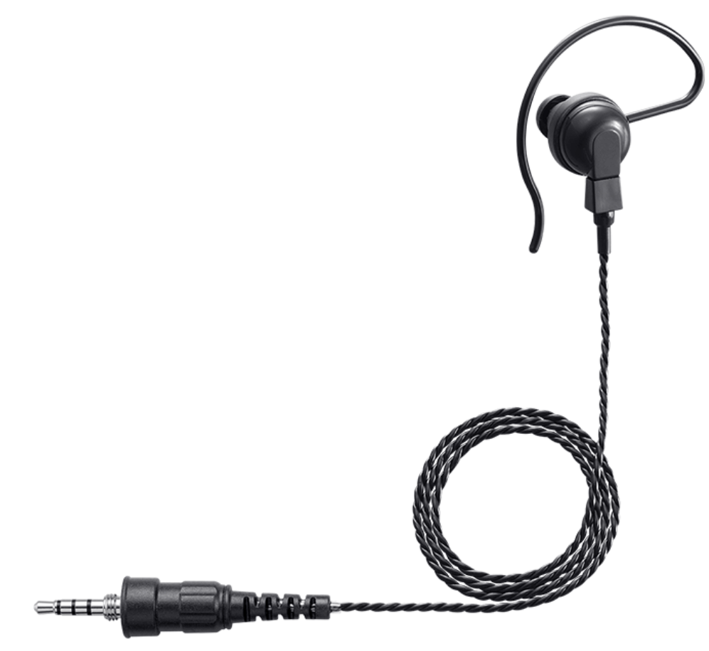 SP-16PIBW Earphone - Earhook Style SP-16PIBW Icom Earphone, Ear-hook Style, 3.5mm plug, 1.0m cable - Image 1