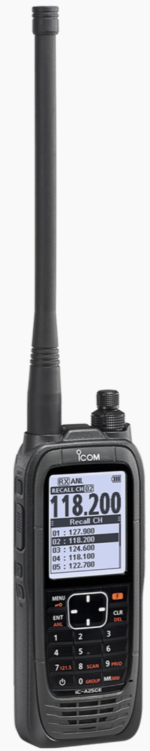 IC-A25NE Icom VHF Airband with GPS, Handheld