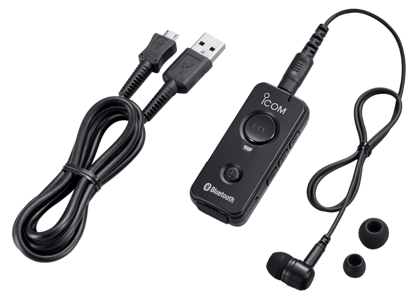 VS-3 Headset_Bluetooth Kit VS-3 Icom Headset Kit, Bluetooth v3.0, with micro-USB Cable - Image 1