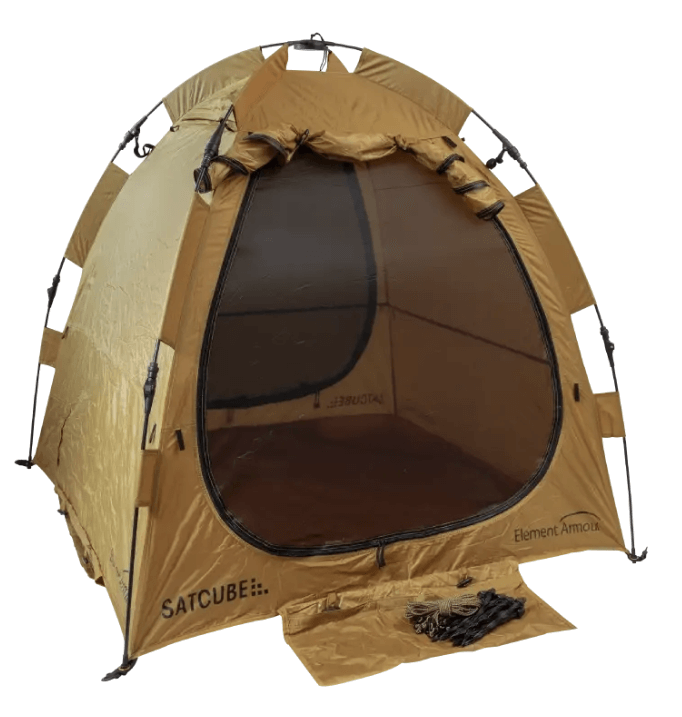 500752 Tent 500752 Satcube Tent, COTP Protective Cover from Inclement Environment - Image 1