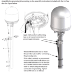 403050C-00581 Sailor ADU Antenna Unit, for Fleet One Systems - Image 2