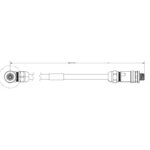 U8ACC-00093-0 Kymeta W44 Cable, 3W17, KRCM M&C for U8 Terminals